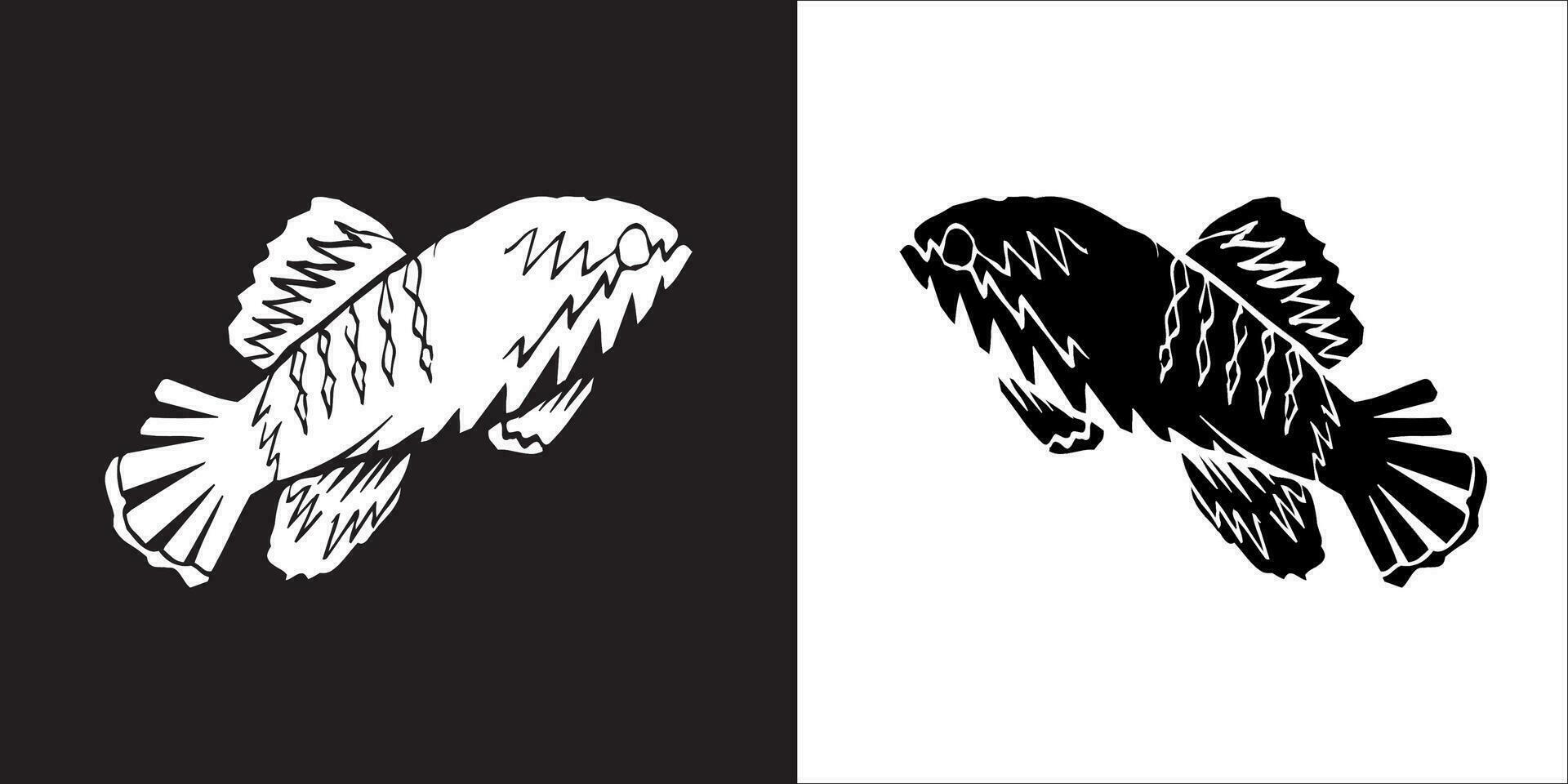 illustration vektor grafik av fisk ikon