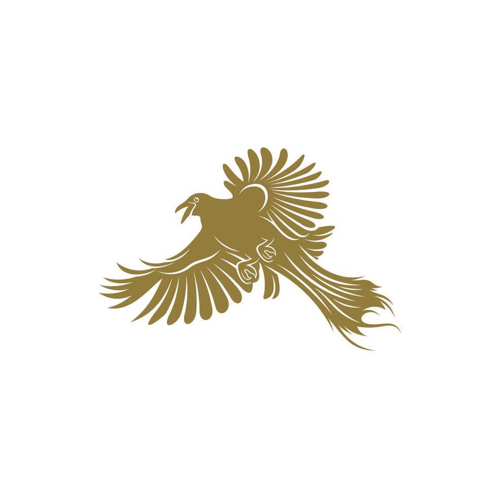paradisfåglar design vektor illustration, kreativa paradisfåglar logotyp design koncept mall
