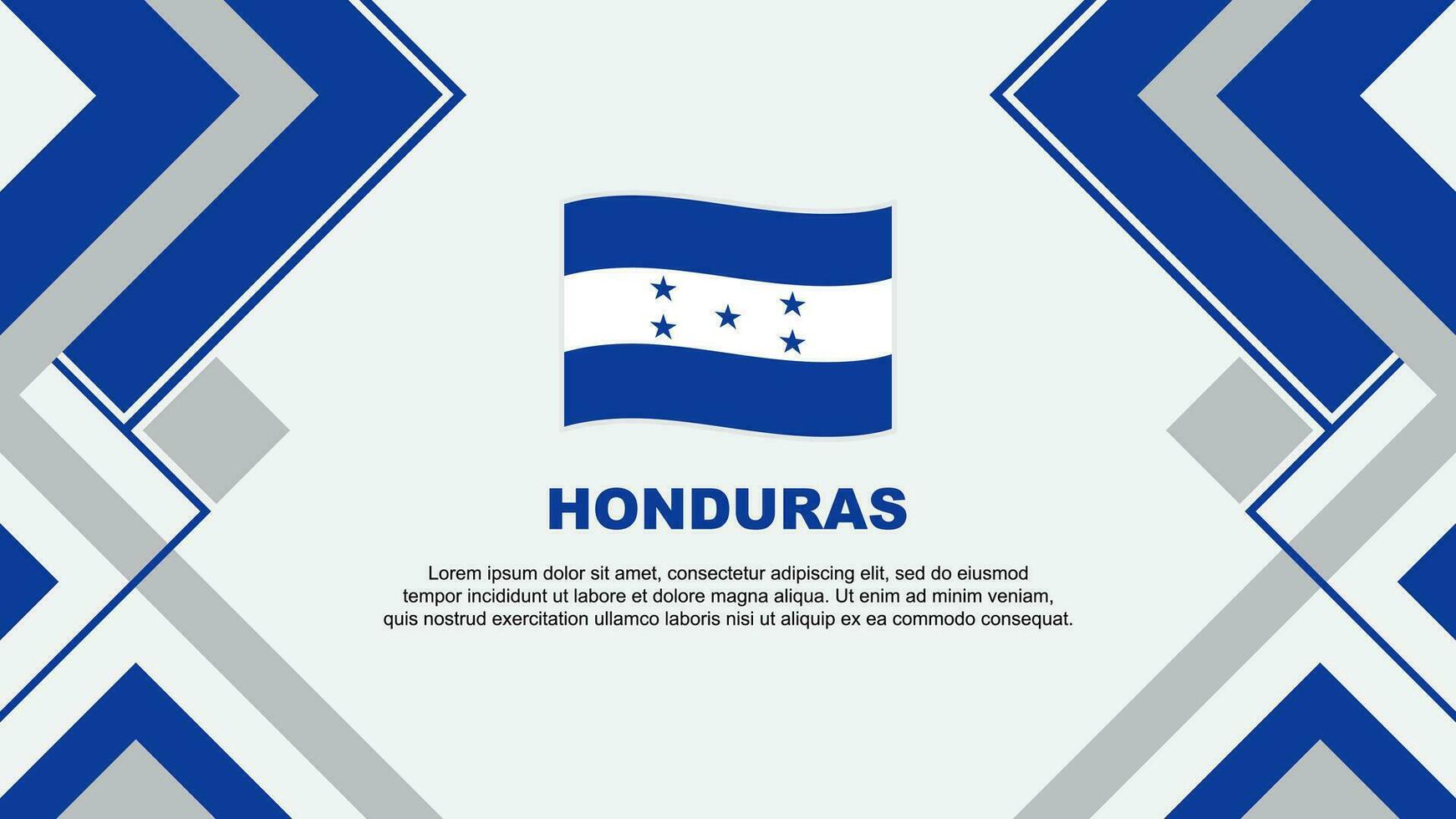 honduras flagga abstrakt bakgrund design mall. honduras oberoende dag baner tapet vektor illustration. baner