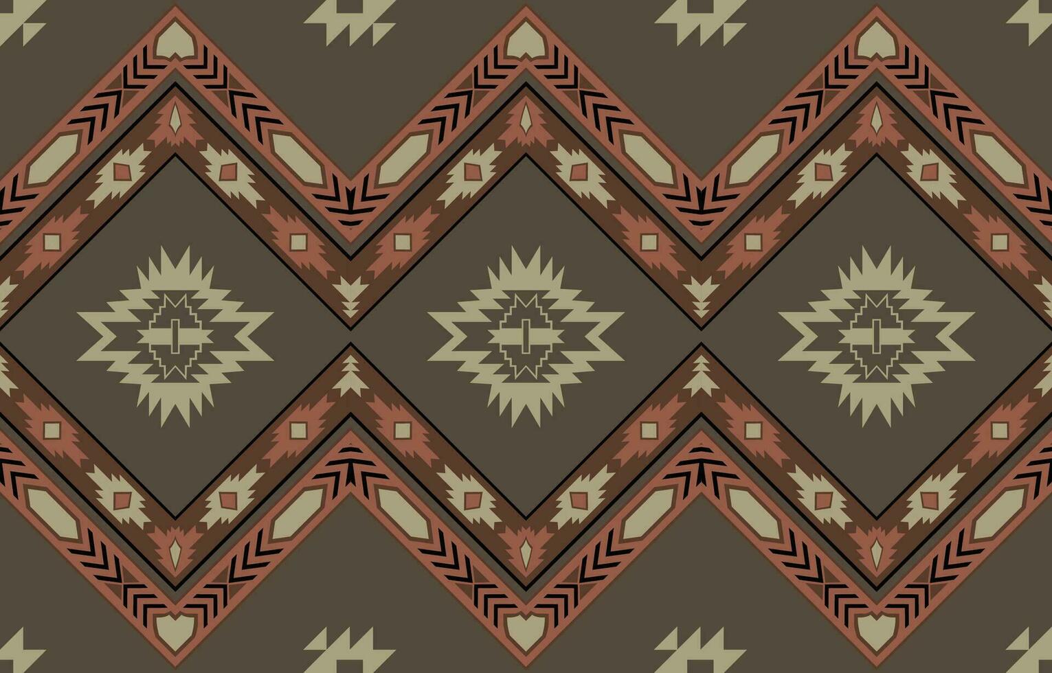 navajo stam- vektor sömlös mönster. inföding amerikan prydnad. etnisk söder Västra dekor stil. boho geometrisk prydnad. vektor sömlös mönster. mexikansk filt, matta. vävd matta