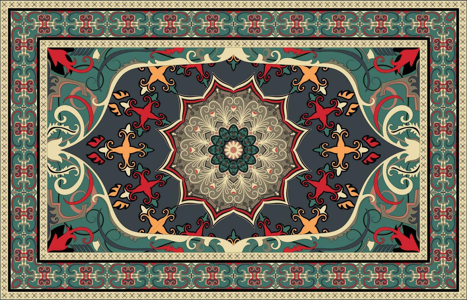 Teppich Muster persisch. geometrisch ethnisch orientalisch nahtlos Muster traditionell Design zum Hintergrund. afrikanisch Muster. Teppich , Fliese , Hintergrund , Vektor Illustration. amerikanisch