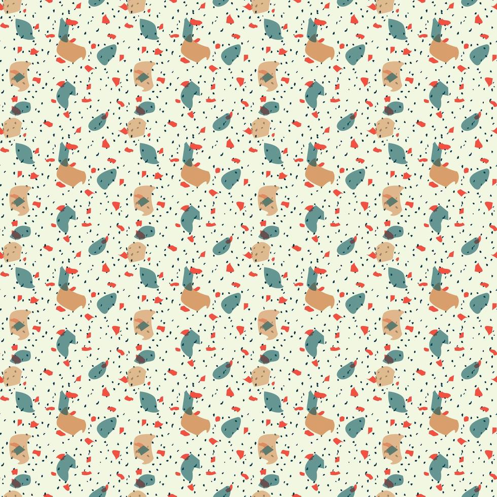 Terrazzo Textur Muster Hintergrund Vektor