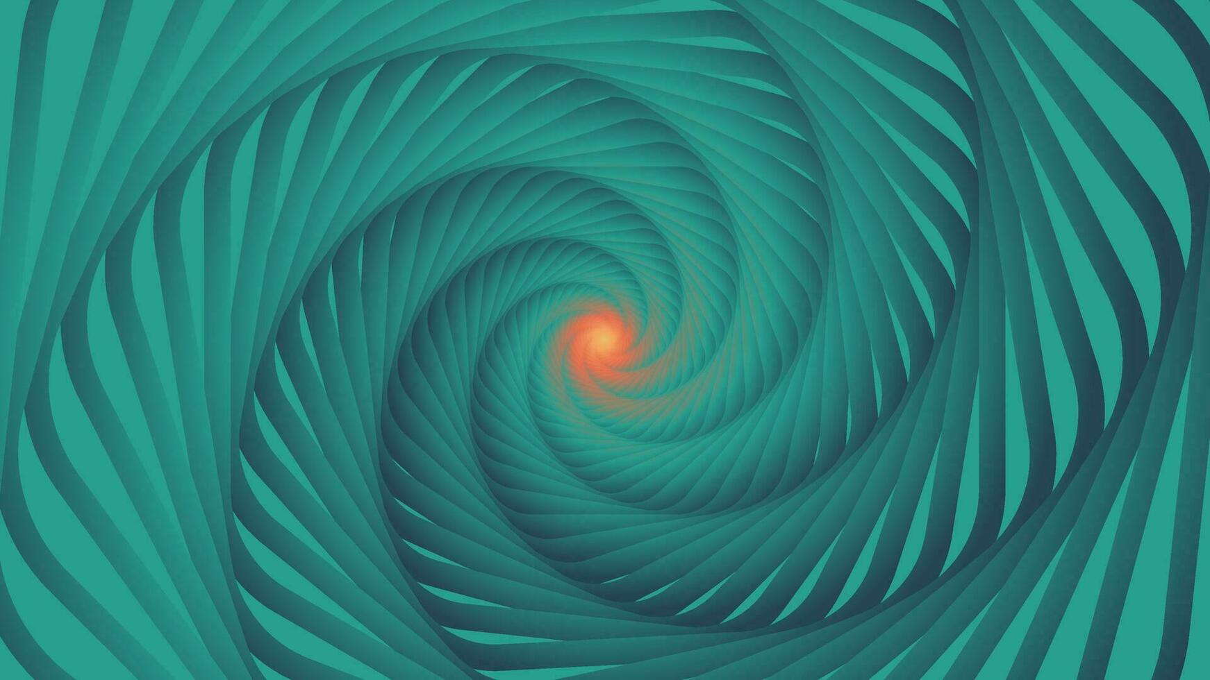 abstrakt Spiral- Spinnen Wirbel Blume Hintergrund. vektor