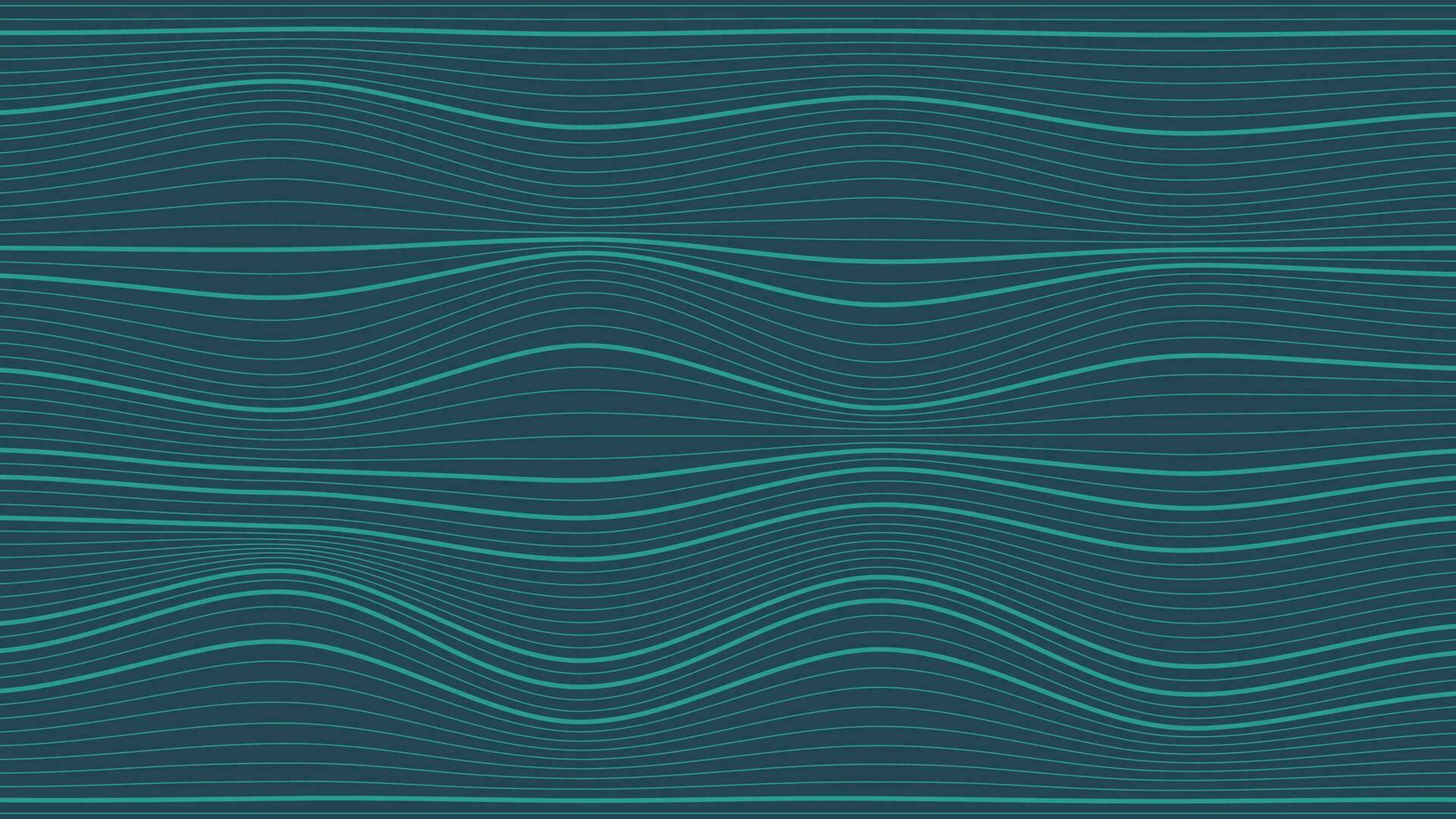 abstrakt vågig linje ansluten bakgrund i blå. vektor