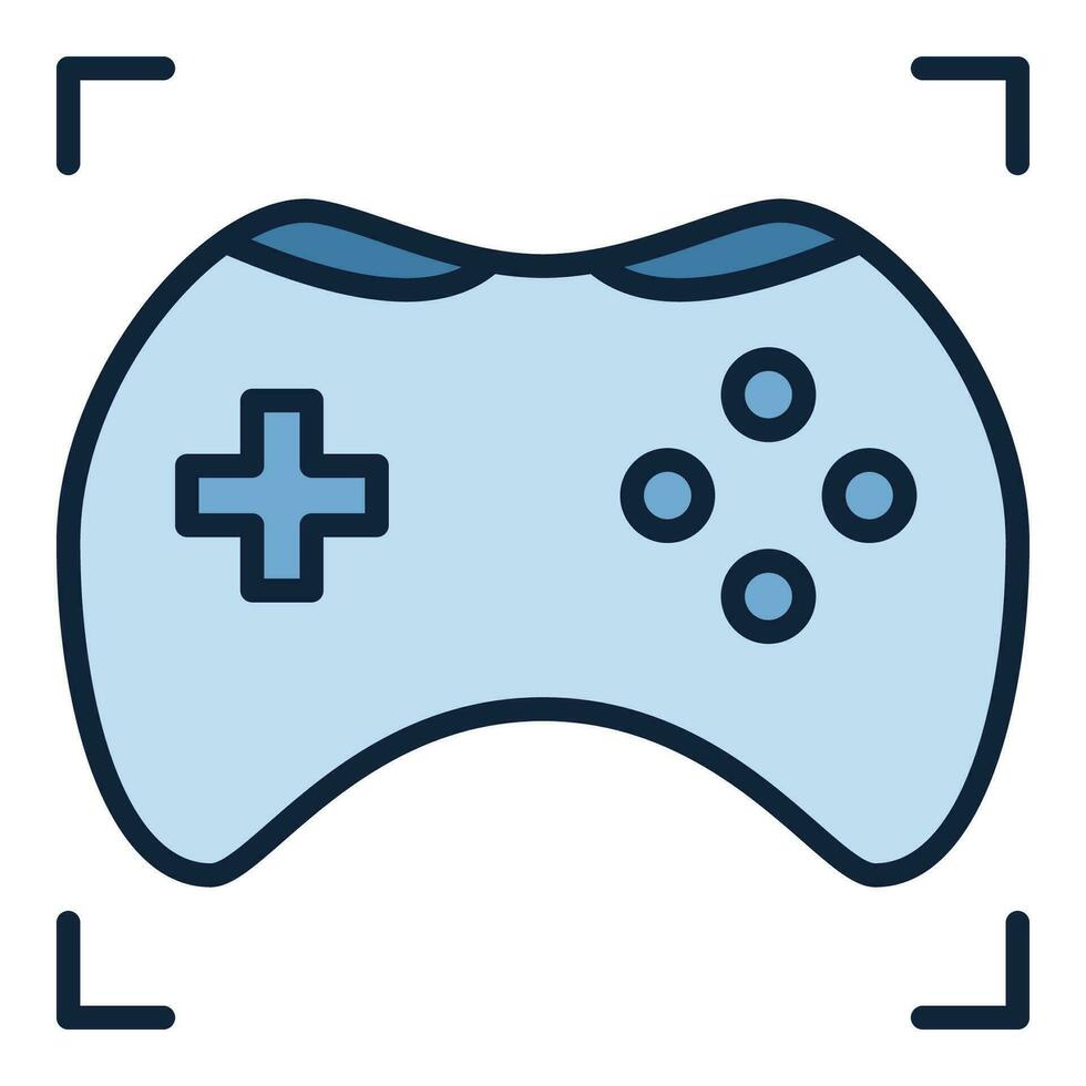 Videospiel Regler Vektor kabellos Konsole Joypad farbig Symbol
