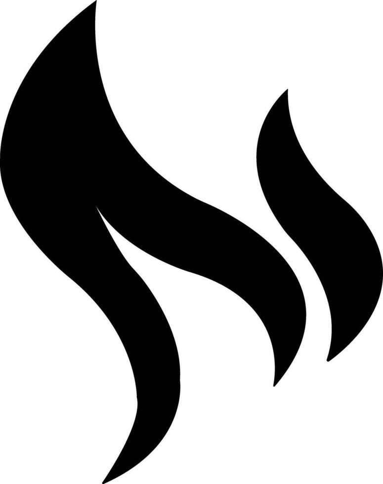 brand ikon i platt stil. brand flamma symbol isolerat på bål silhuett logotyp. nödsituation relaterad innehåller sådan automatiserad extern defibrillator, siren vektor appar hemsida