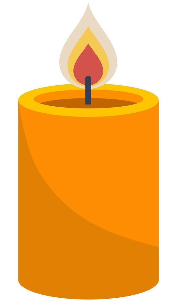 aromatisch Kerzen eben Vektor Illustration. Verbrennung dekorativ rot Wachs  Kerzen isoliert Clip Art auf rot Hintergrund. Entspannung, ruhen und  Aromatherapie Design Element. 26769946 Vektor Kunst bei Vecteezy
