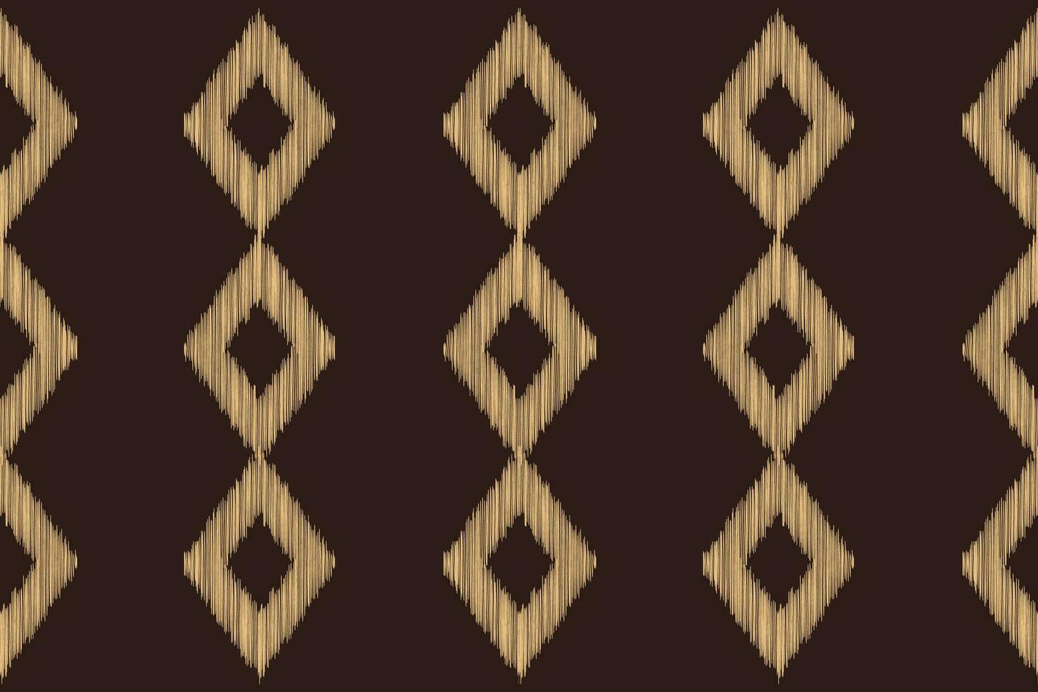 etnisk ikat tyg mönster geometrisk stil.afrikansk ikat broderi brun etnisk orientalisk mönster brun bakgrund. abstrakt, vektor, illustration.texture, tapeter, ram, dekoration, matta, motiv. vektor