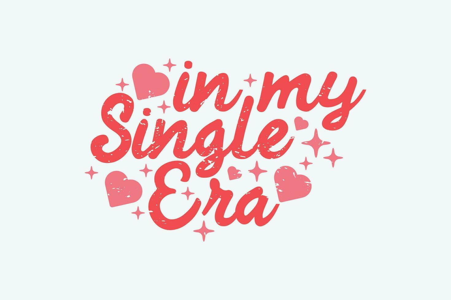 retro komisch Valentinstag im meine Single Epoche eps T-Shirt Design. Valentinstag Tag Becher Folge, retro Valentinstag Tag eps vektor