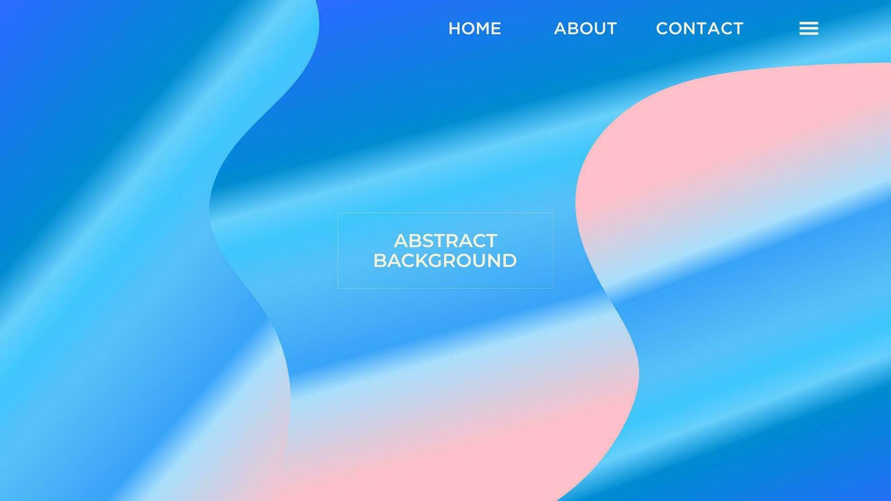 abstrakt bakgrund med geometrisk former lutning blå slät flytande Färg design vektor mall Bra för modern hemsida, tapet, omslag design