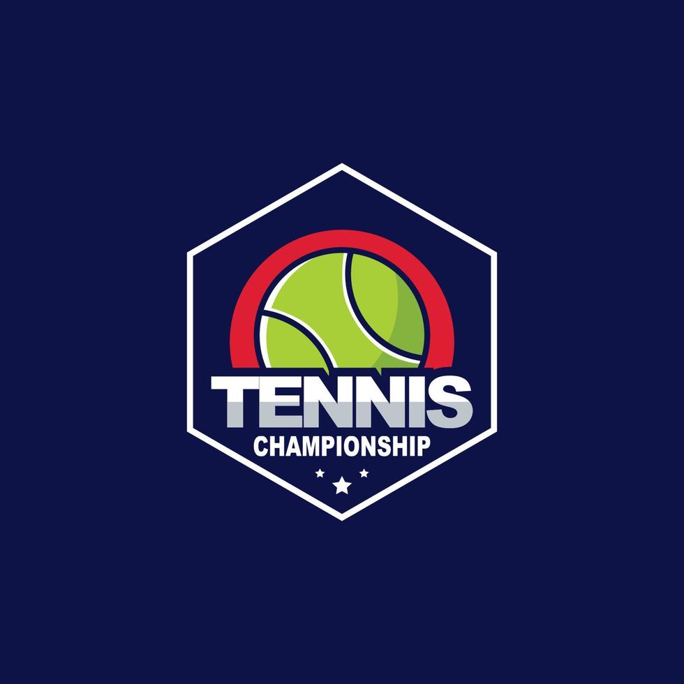 tennis logotyp sport märke amerikansk logotyp sport vektor