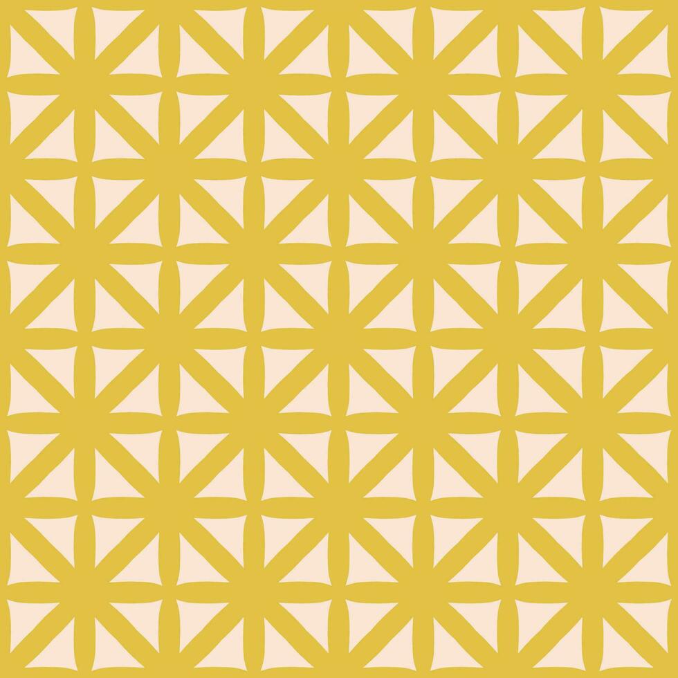 skön geometrisk textur. sömlös vektor mönster med hand dragen rutnät. dekorativ bakgrund i pastell Färg