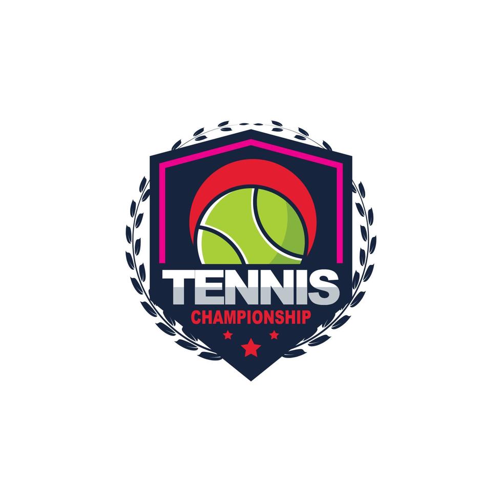 tennis logotyp sport märke amerikansk logotyp sport vektor