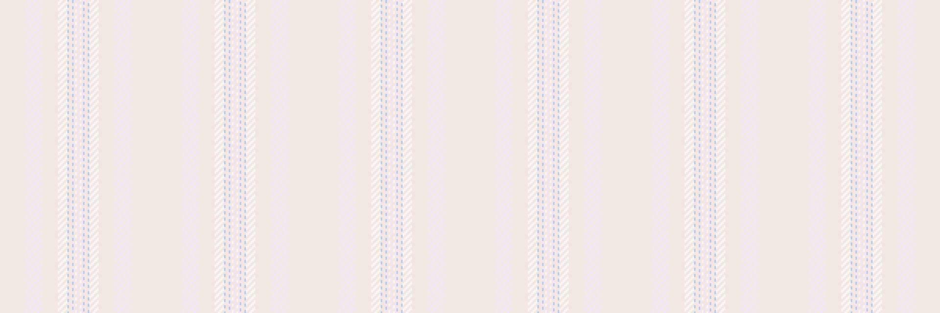 Mutter Vertikale Stoff Linien, Weihnachten Karte Vektor Textil- nahtlos. beschwingt Hintergrund Textur Streifen Muster im Weiß und Lavendel erröten Farben.
