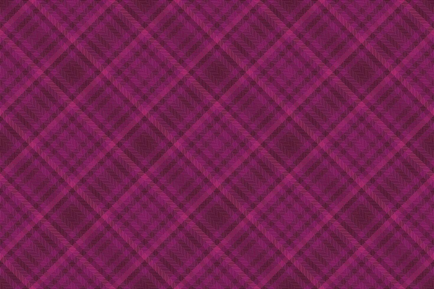 persika vektor tartan textur, silkig sömlös tyg bakgrund. skriva ut mönster pläd kolla upp textil- i rosa och mörk färger.