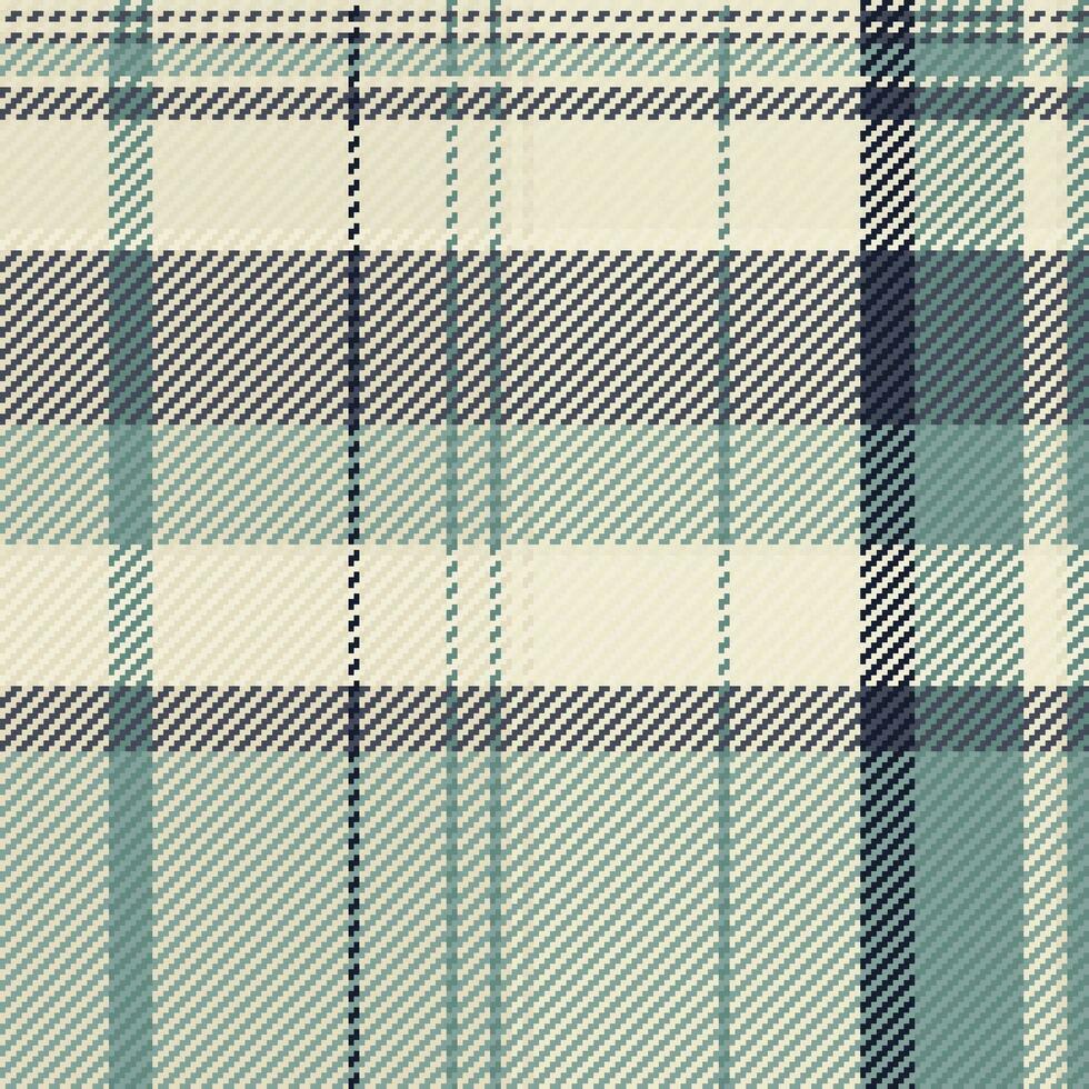 nahtlos Muster Textil- von Plaid Hintergrund prüfen mit ein Stoff Tartan Textur Vektor. vektor