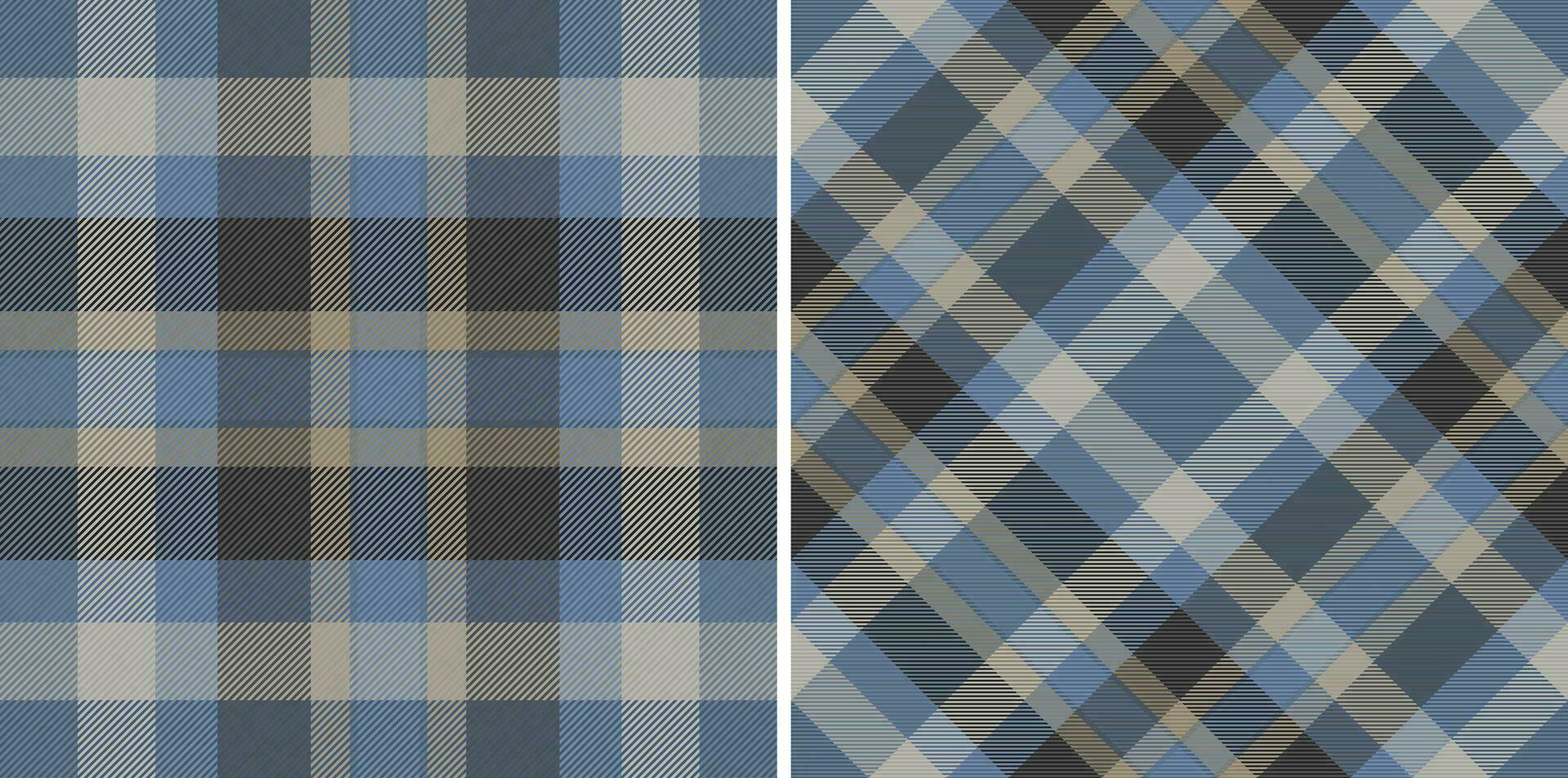 tyg tartan vektor av kolla upp sömlös mönster med en textur pläd textil- bakgrund.