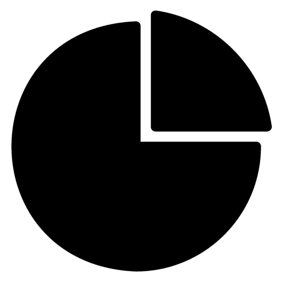 Statistik-Glyphen-Symbol vektor