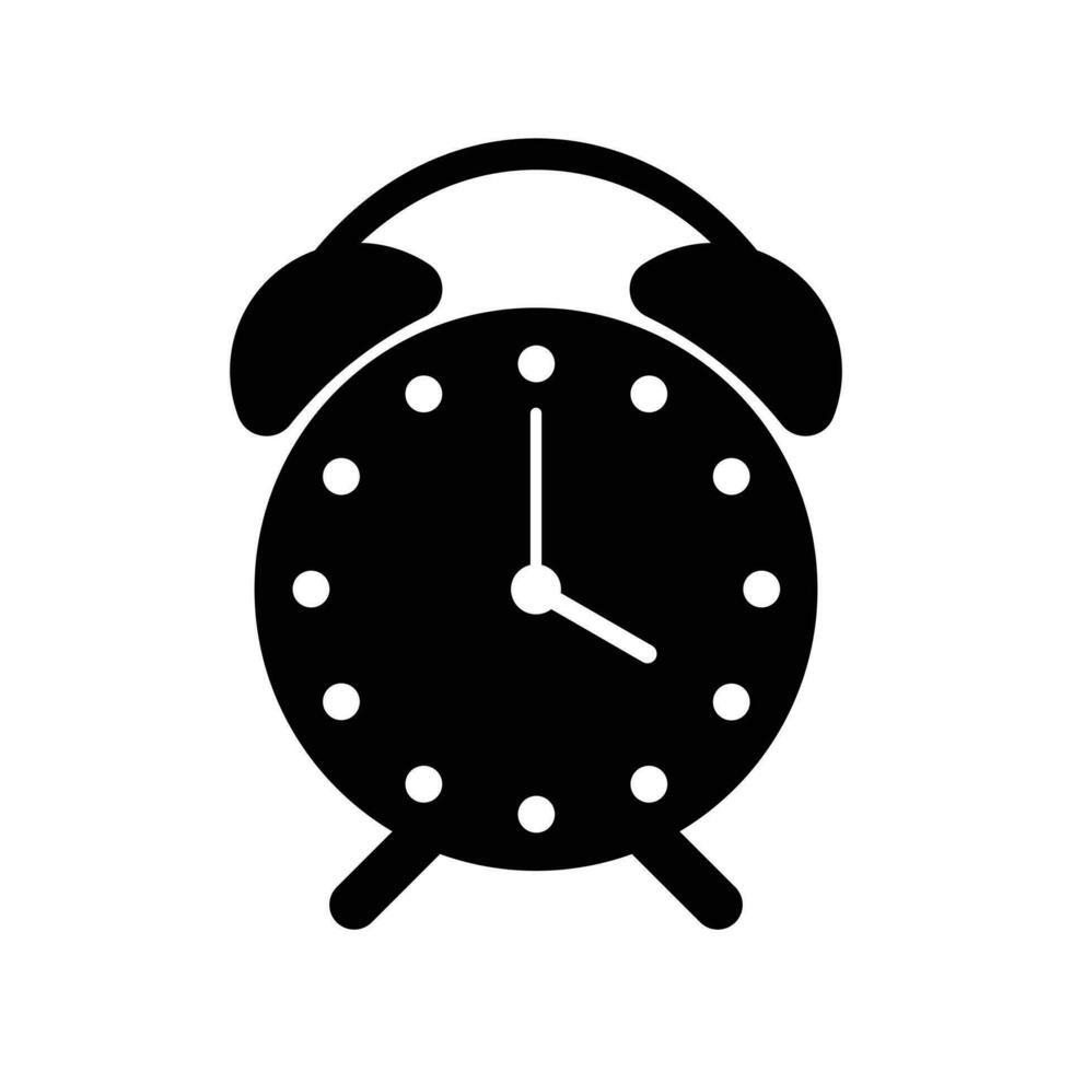 Uhr Zeit Symbol Symbol isoliert auf Weiß Hintergrund Design. vektor