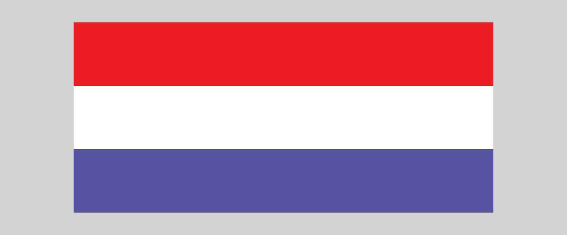 Niederlande Flagge von Illustration Hintergrund Design. vektor