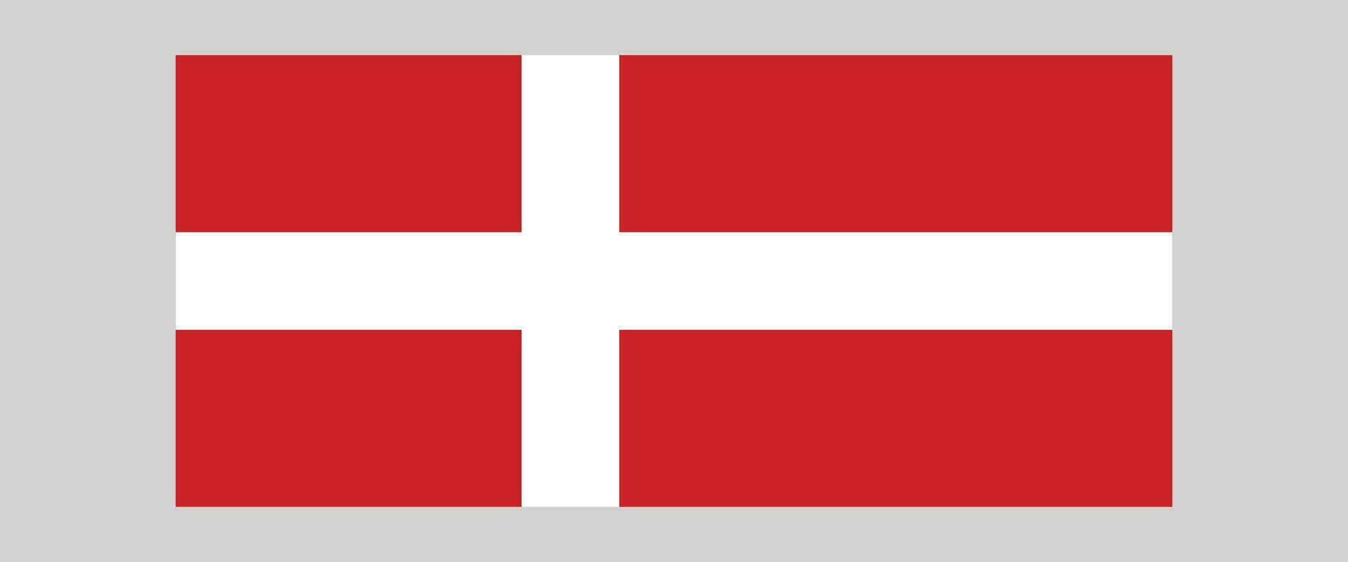 Dänemark Flagge von Illustration Hintergrund Design. vektor