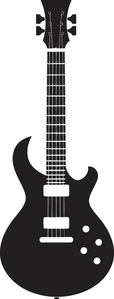 Musical melange Gitarre Logo Vektor Grafik Akkord Chroniken Gitarre Symbol Design