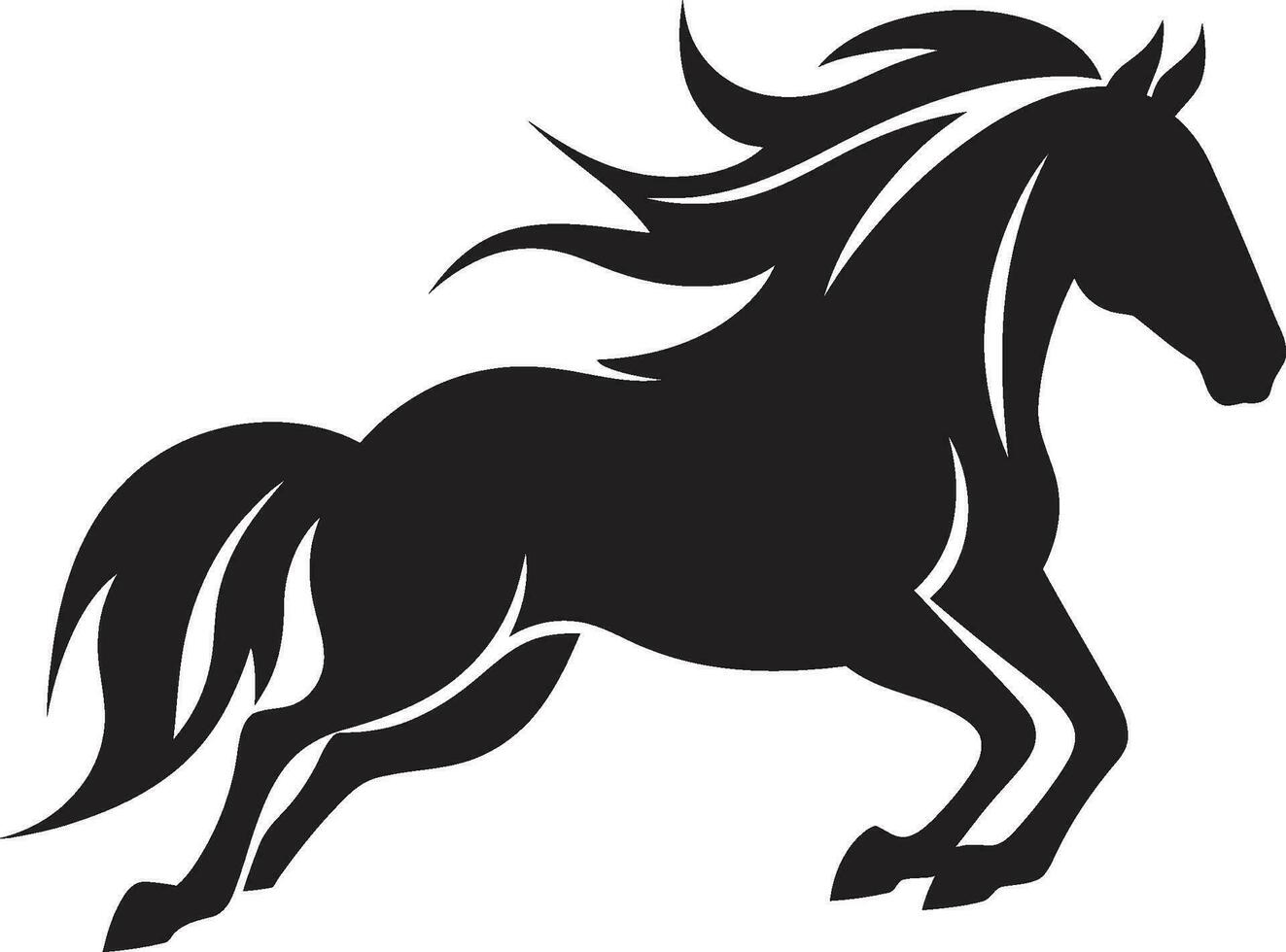 Regal Fahrer Pferd Emblem Design Symbol Ross Symbol Vektor Pferd Logo Grafik