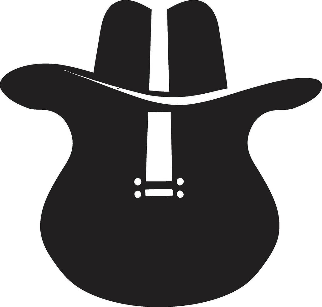 harmonisk arv gitarr logotyp vektor rytmisk resonans symbolisk gitarr ikon