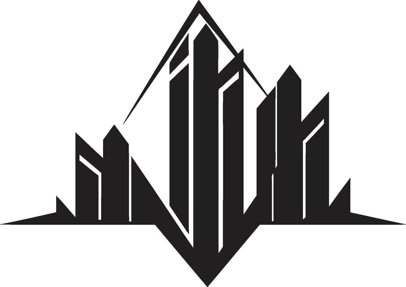 elit fastigheter logotyp vektor verklig egendom urban utopi egendom emblem design