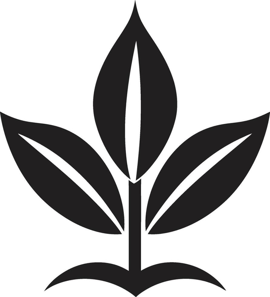 üppig Leben Logo Vektor Symbol botanisch Schönheit Pflanze Emblem Design