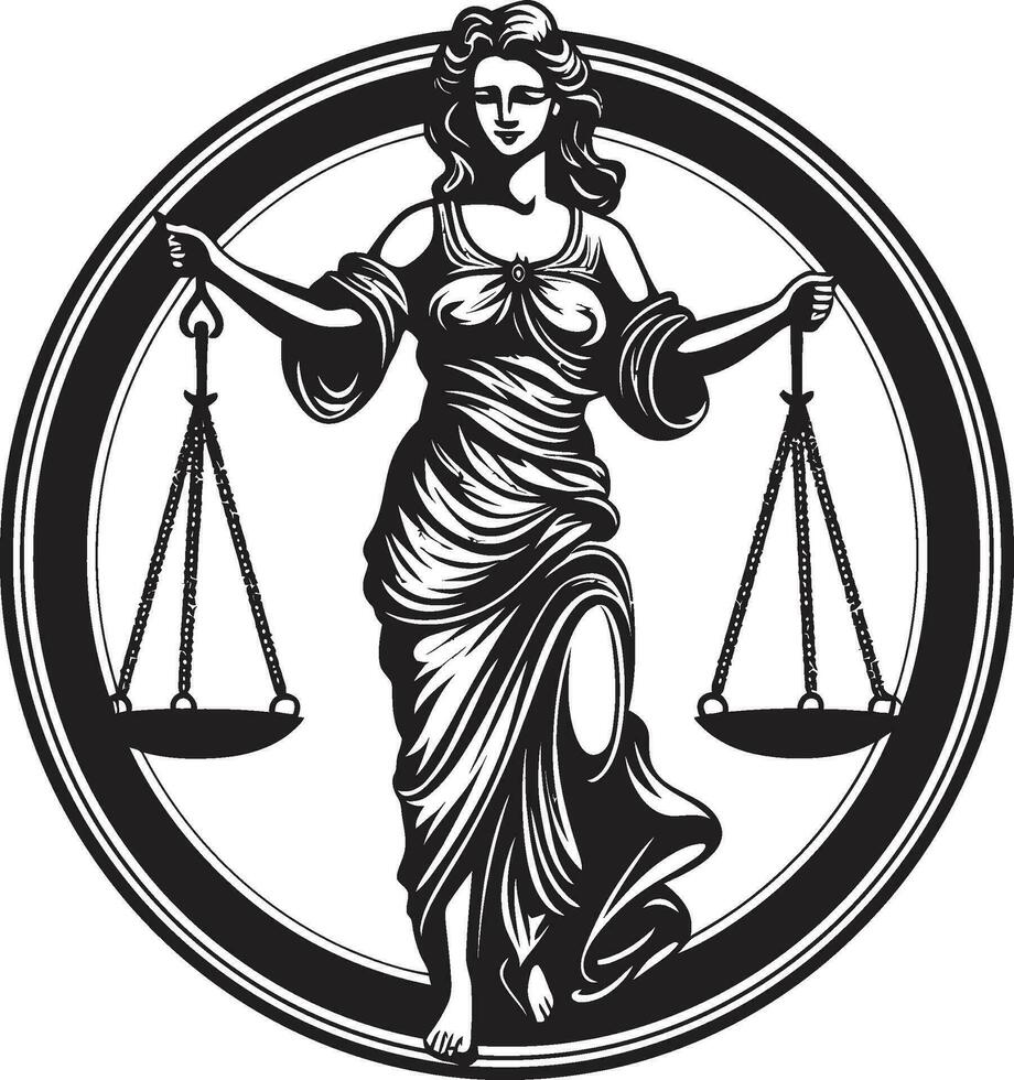 balanserad uppträdande rättvisa lady vektor rättvisast Fasad symbolisk rättvisa lady