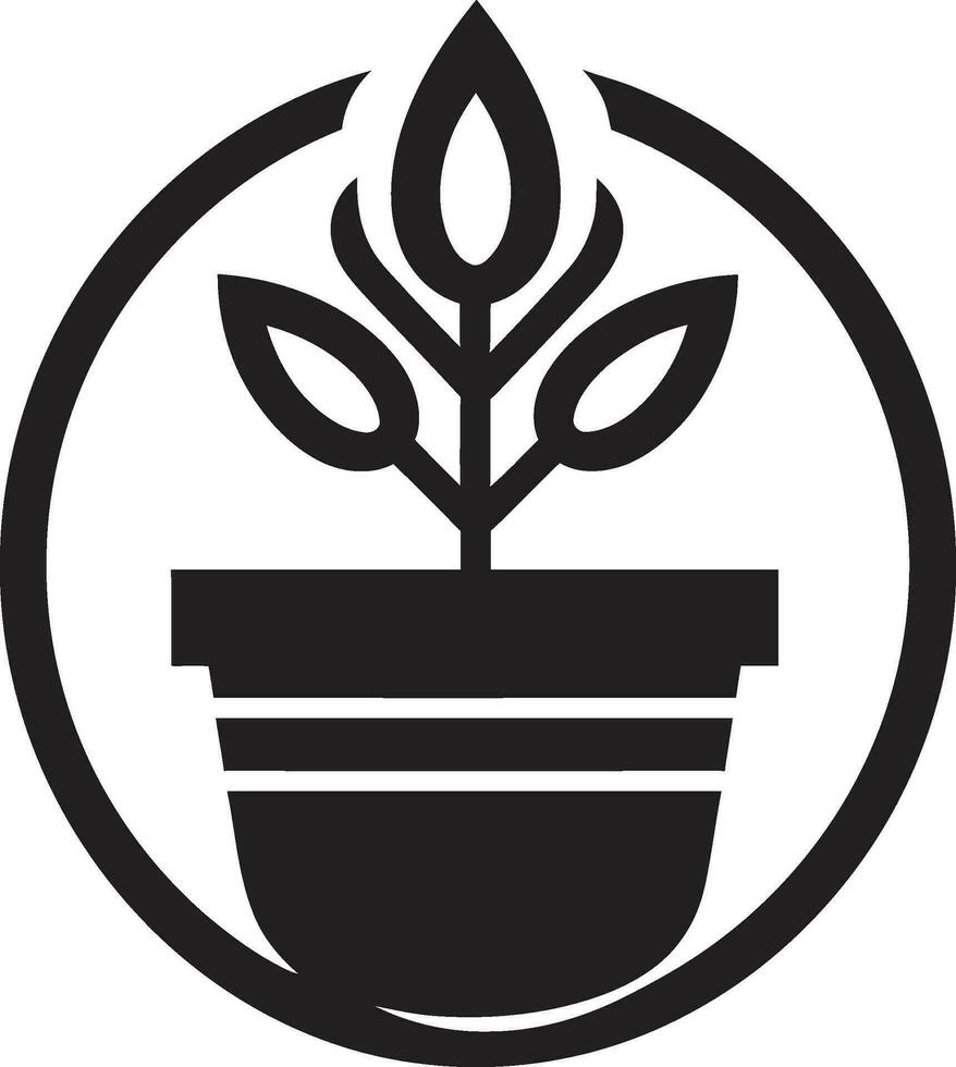 Laub Verschmelzung Logo Vektor Symbol Grün Ruhm Pflanze Emblem Design