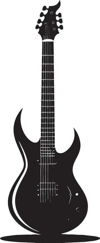 strumming symfoni gitarr logotyp vektor grafisk akustisk artisteri gitarr emblem design