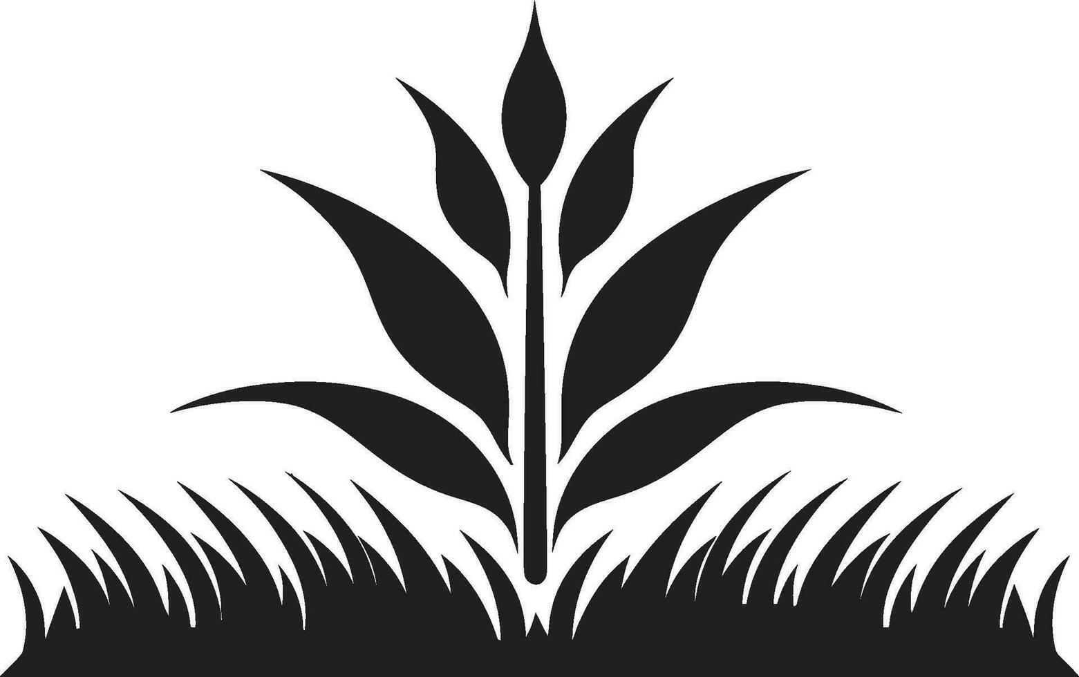 lantlig rytmer lantbruk logotyp vektor ikon fält av välstånd jordbruk emblem design