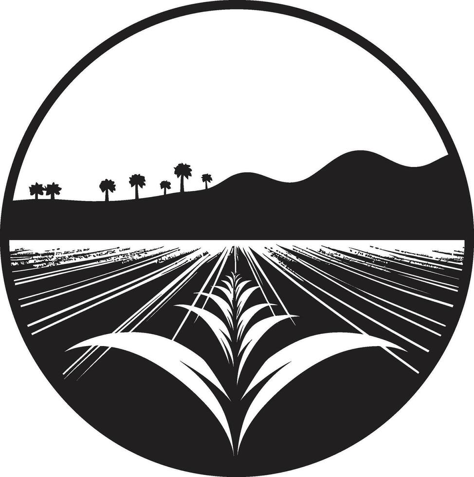 Ernte Erbe Landwirtschaft Symbol Vektor Heimstätte Harmonie Landwirtschaft Logo Design Symbol
