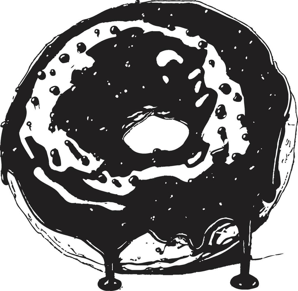dekadent cirklar munk logotyp vektor smakrik fantasi symbolisk design