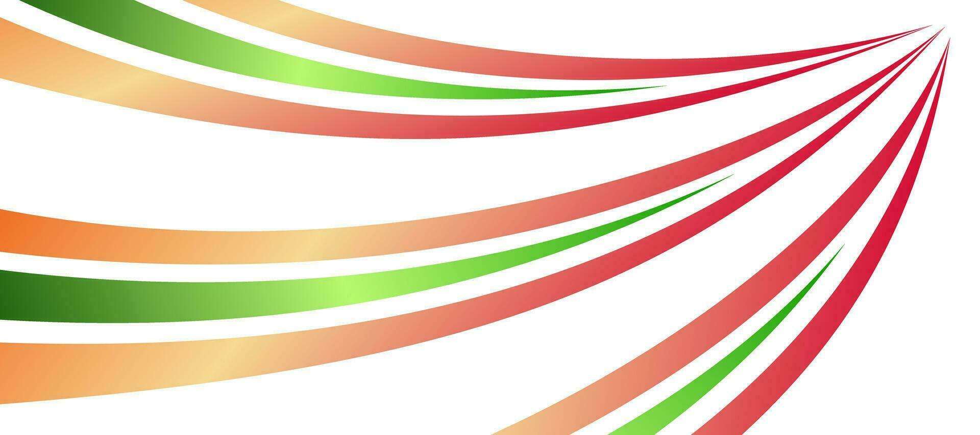 abstrakt Regenbogen Gradient dreifarbig indisch Flagge Hintergrund vektor