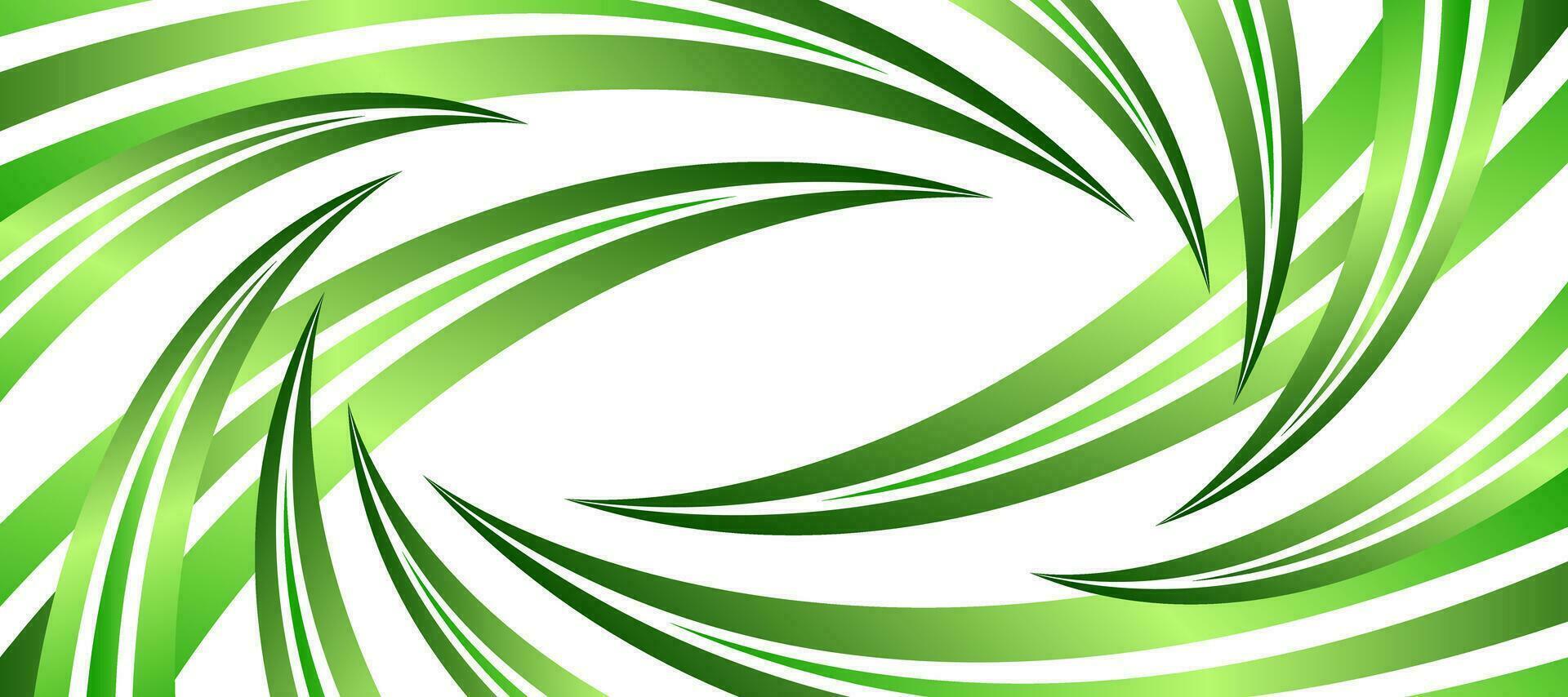 abstrakt Grün Gradient Wirbel Spiral- kreisförmig Kurve Vorlage Hintergrund vektor