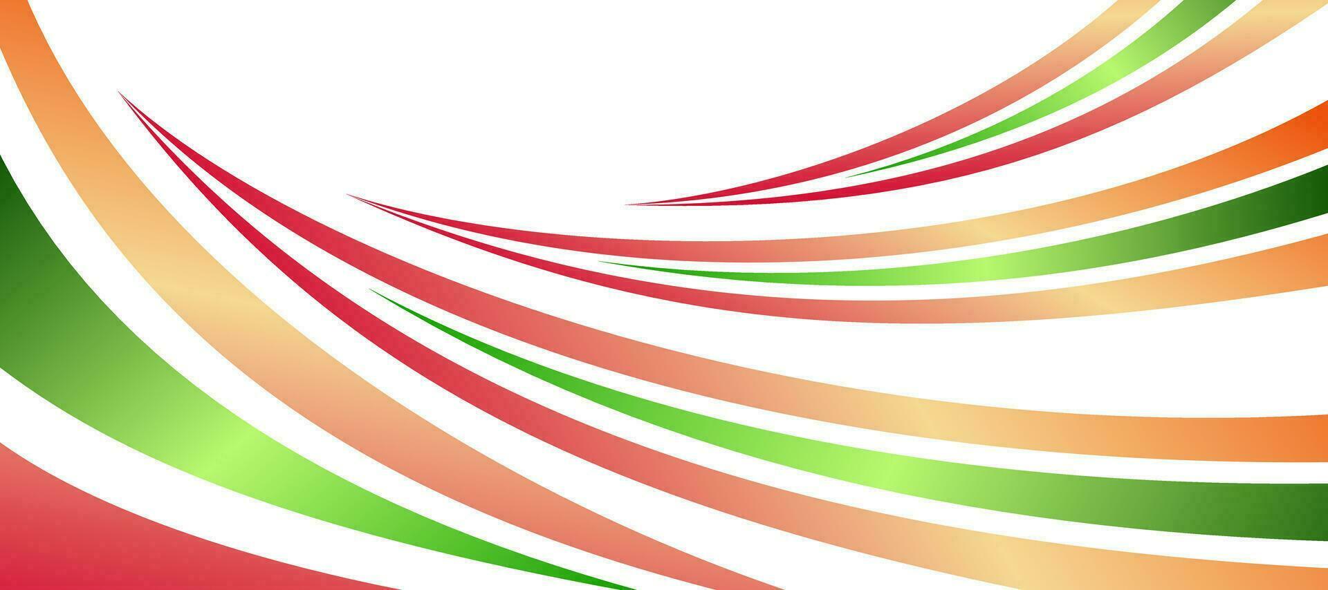 abstrakt Spiral- dreifarbig Gradient indisch Flagge Banner Hintergrund vektor