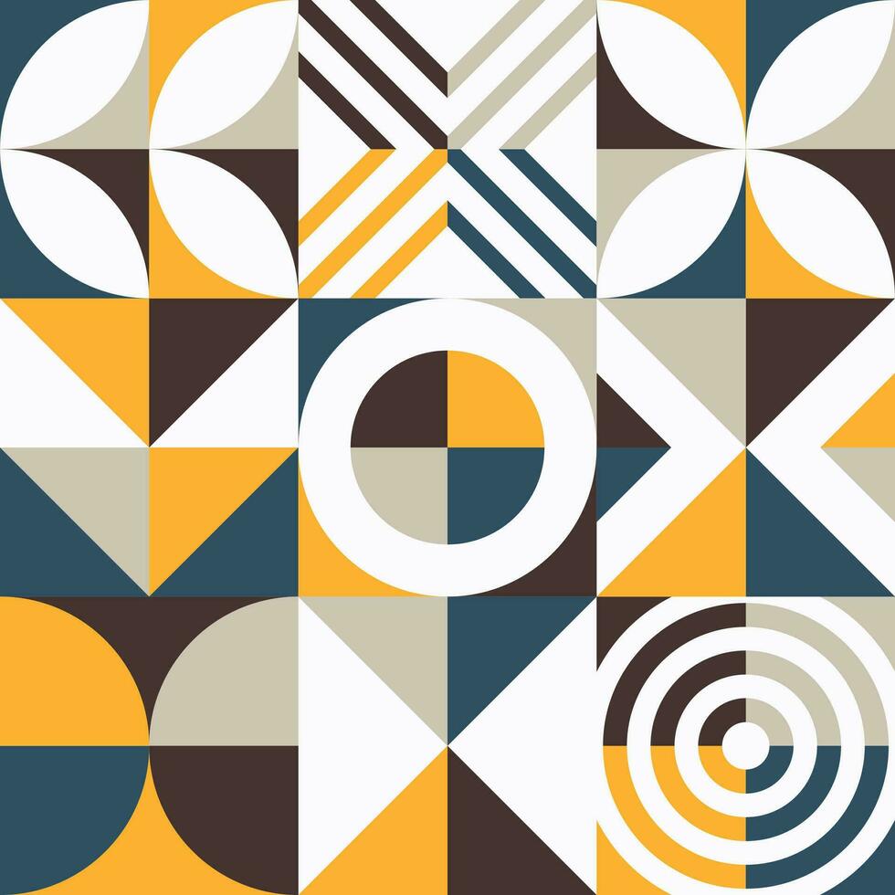 gul och svart färgrik abstrakt geometrisk form vektor illustration