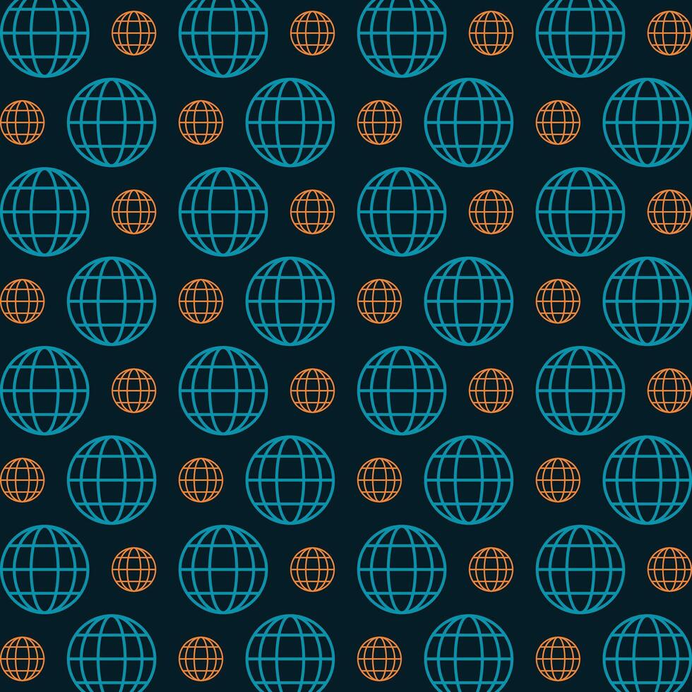 Globus modisch abstrakt Muster wiederholen Vektor Illustration Hintergrund