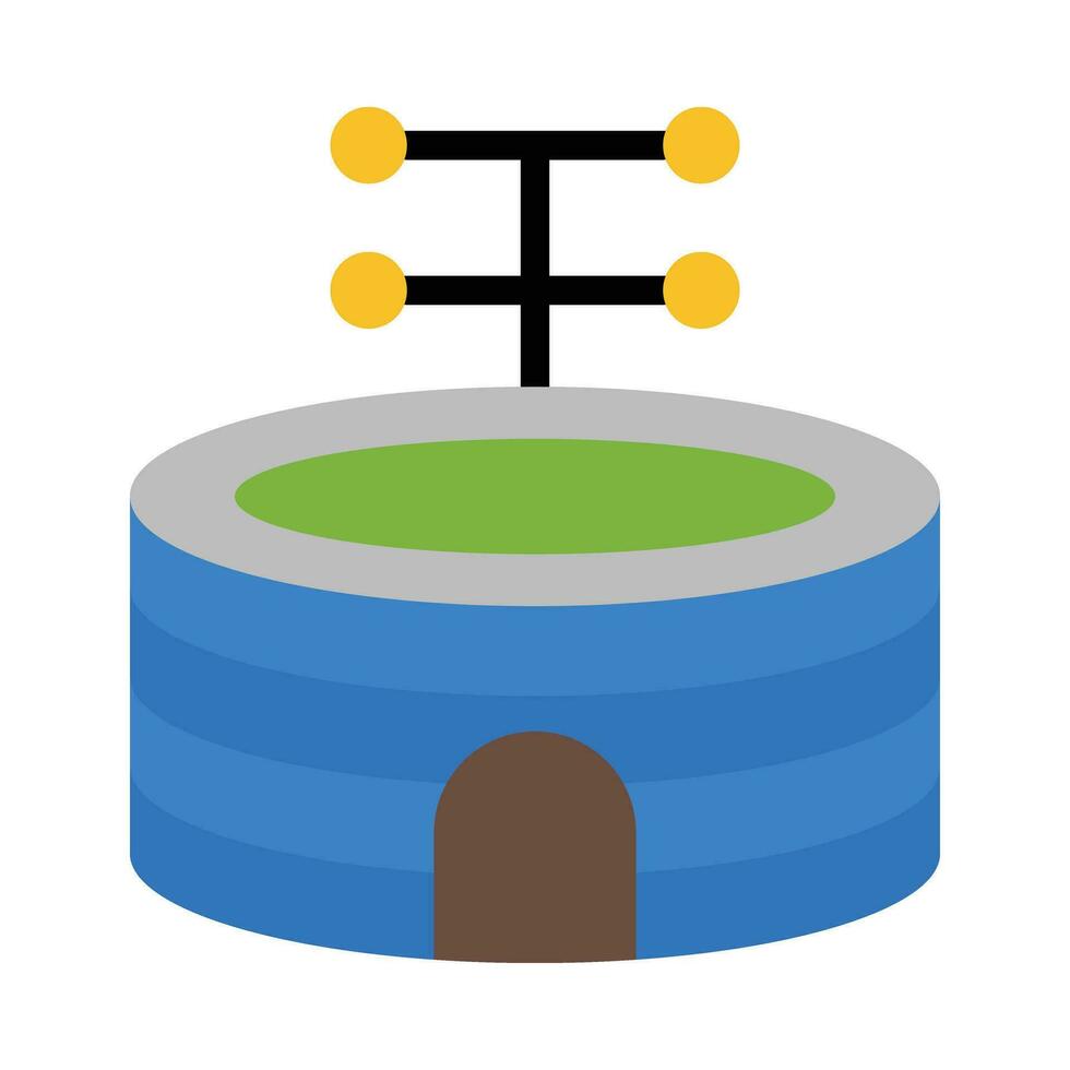 stadion vektor platt ikon för personlig och kommersiell använda sig av.