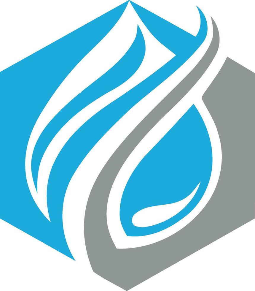 Wasser drope Logo vektor