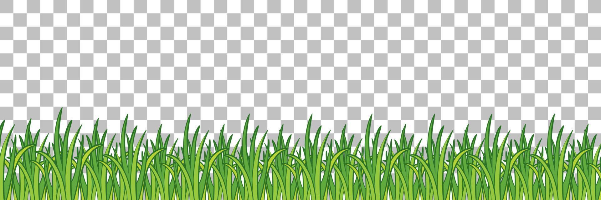 gräs och växter på rutnätbakgrund för inredning vektor