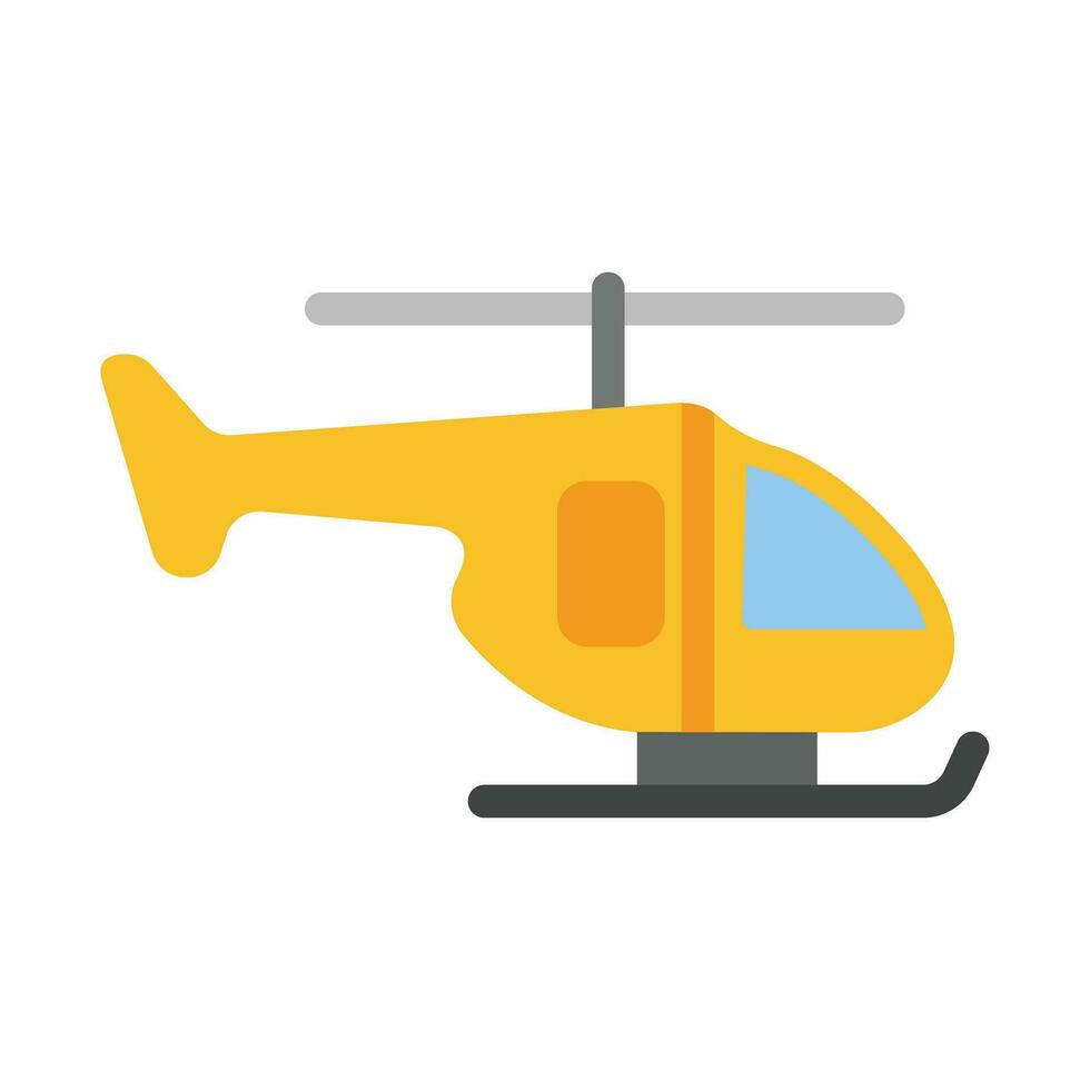 Hubschrauber Vektor eben Symbol zum persönlich und kommerziell verwenden.