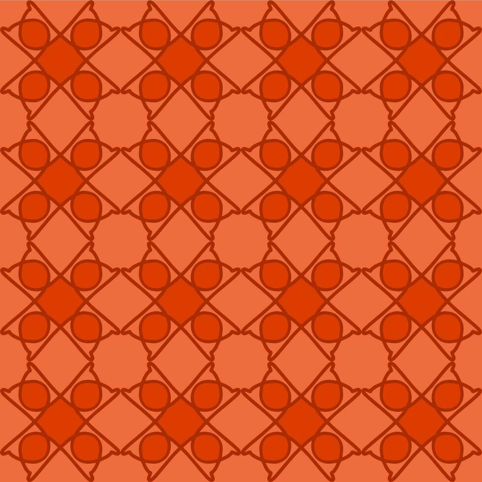 sömlös mönster röd mjuk reste sig rödbrun årgång blommig blomma mandala interiör platt design vinröd bakgrund vektor illustration