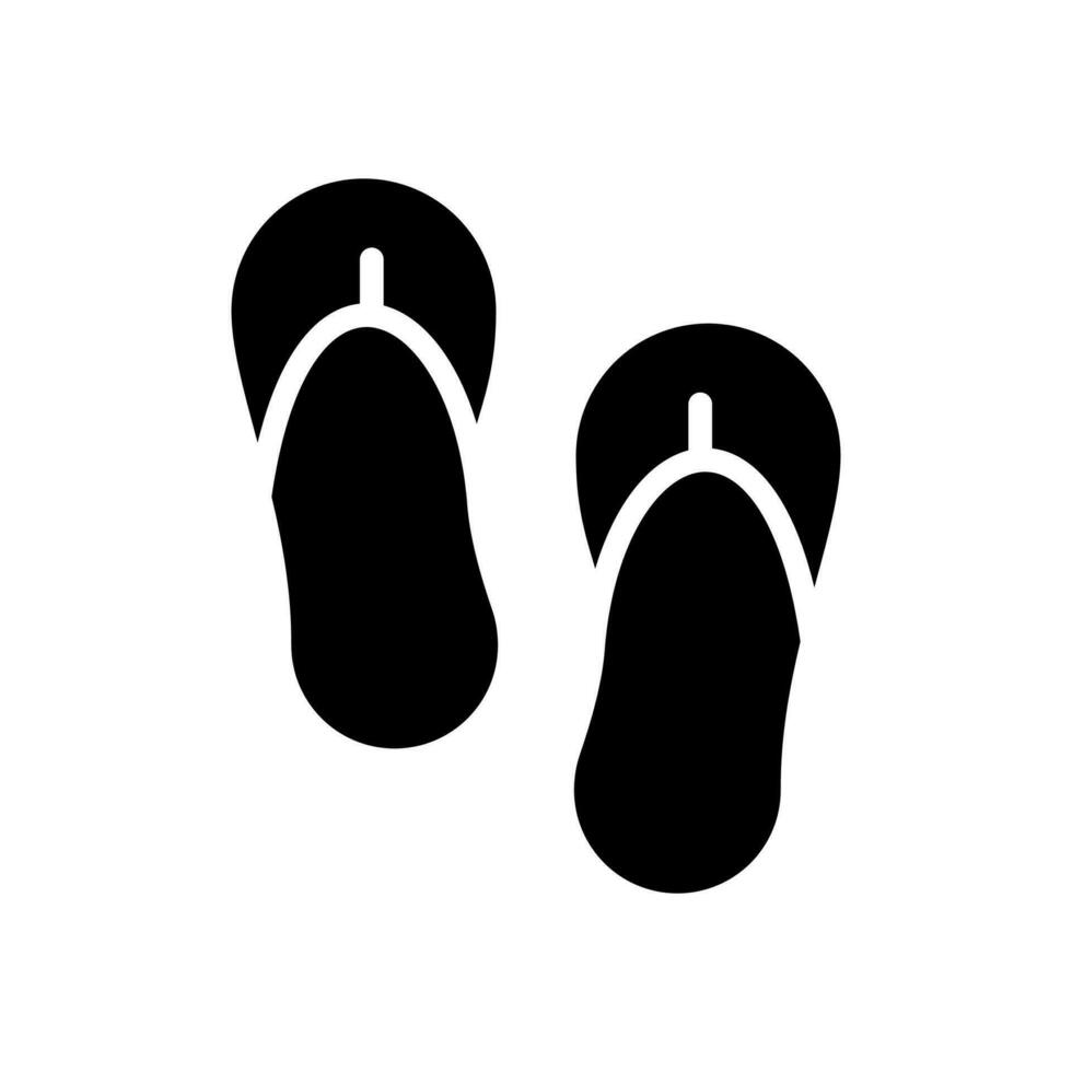 Flip Flops Symbol Design Vorlage vektor