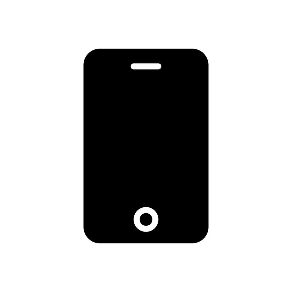 Smartphone Symbol Design Vorlage vektor