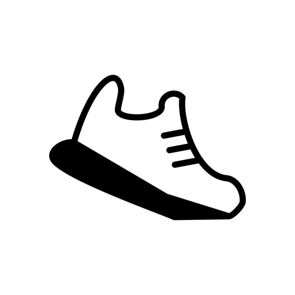 Laufen Schuhe Symbol Design Vorlage vektor