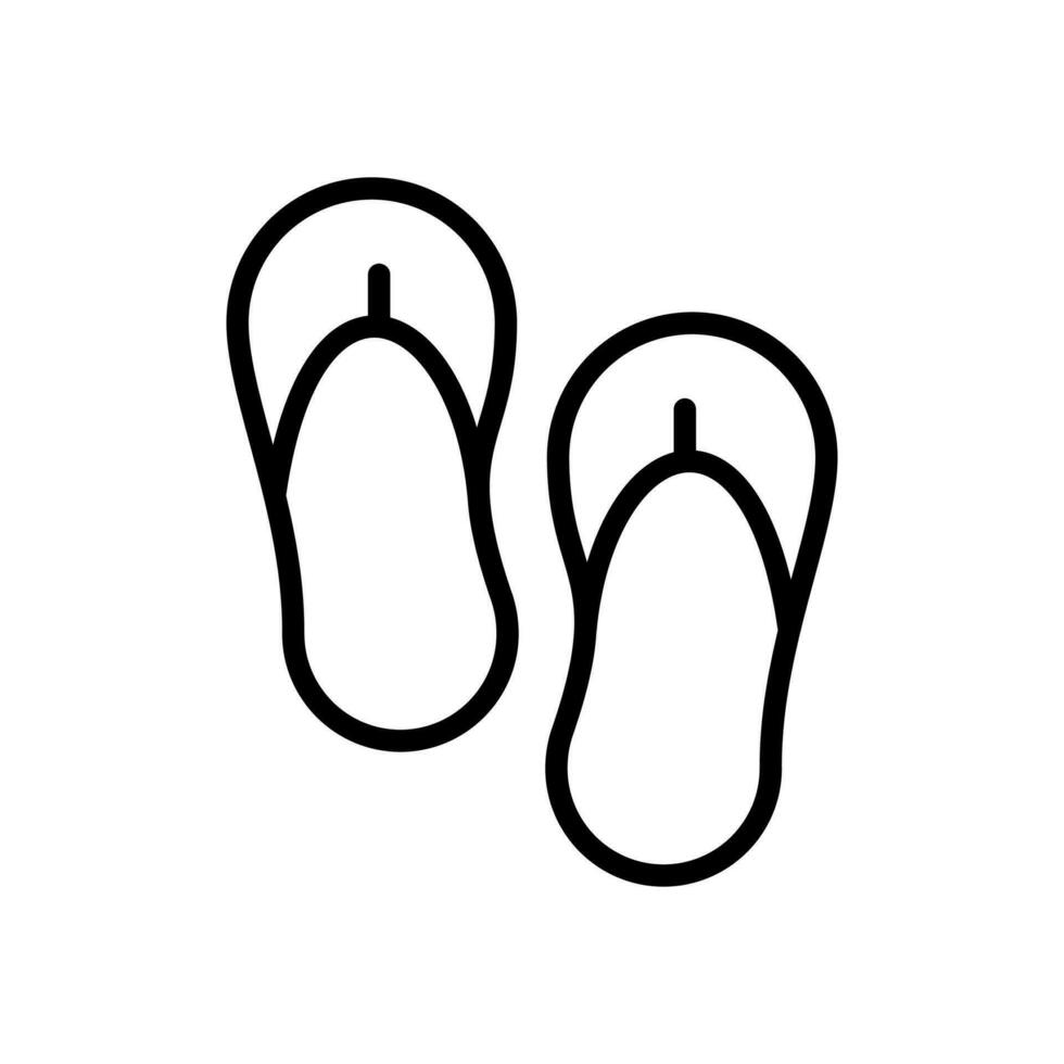 Flip Flops Symbol Design Vorlage vektor